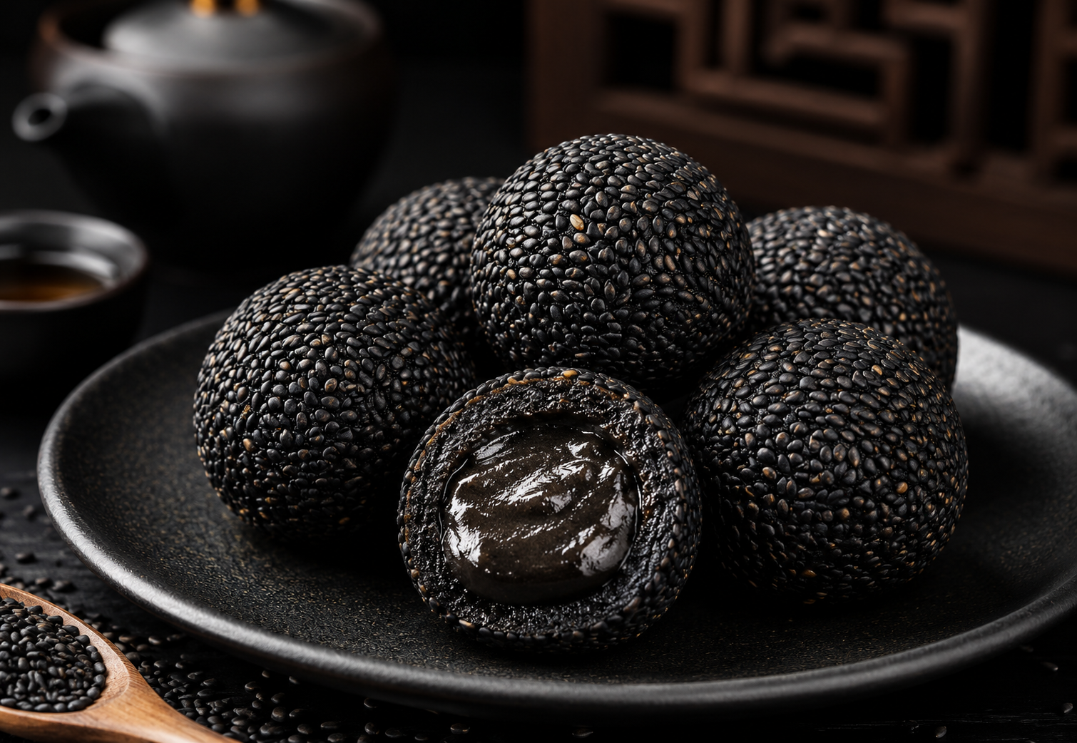 Black Sesame Balls